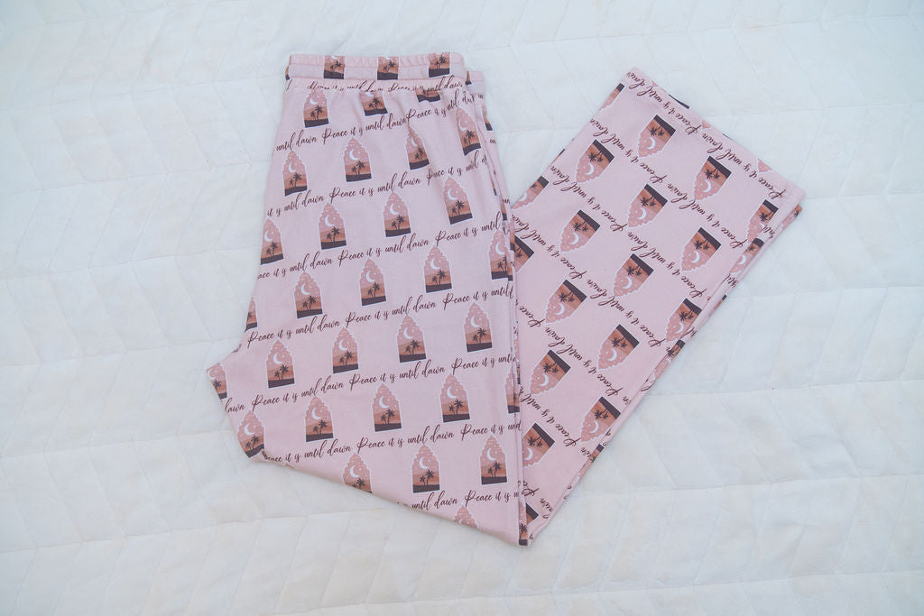 Peace Until Dawn Mens Pajama Pants