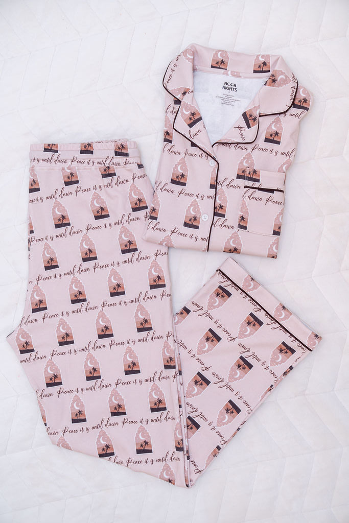 Peace Until Dawn Women Two-Piece Pajamas