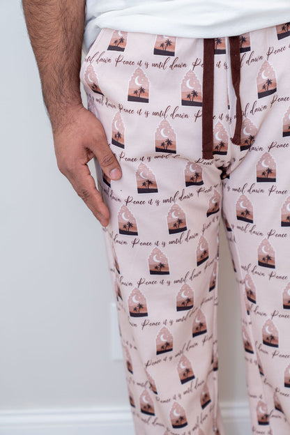 Peace Until Dawn Mens Pajama Pants